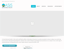 Tablet Screenshot of oasisbehavioralhealthlv.com